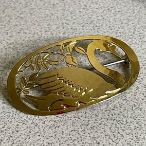 Vintage Wild Bryde Swan Pin